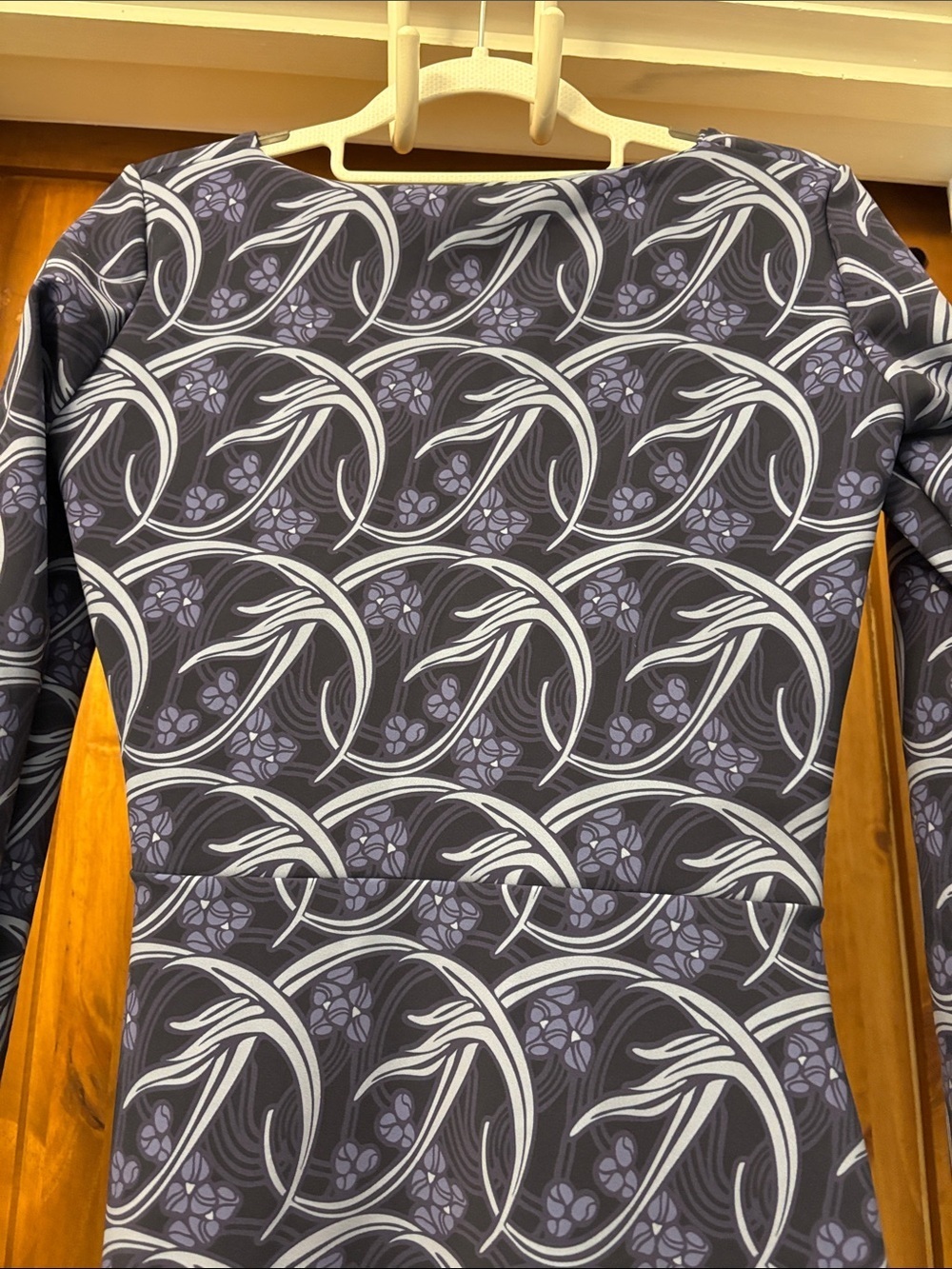 CHIARA Boni LaPetite Robe Luisa Print Dress Kelmscott Blue Size 8 (44) NWT - Picture 9 of 9